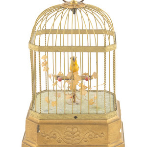 A German Gilt Metal Singing