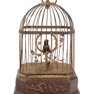 A German Gilt Metal Singing
