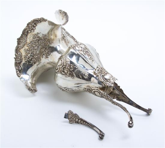 * A German Hanau Silver Vase likely