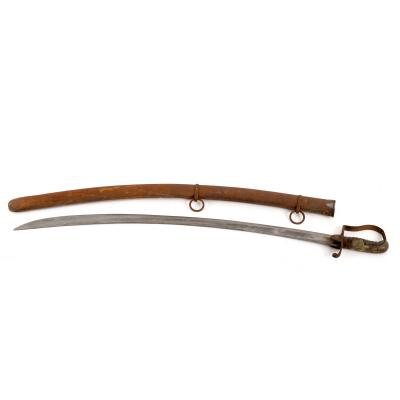 A German hilted sword with steel