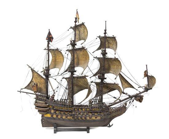 A German Hull Model of a Ship