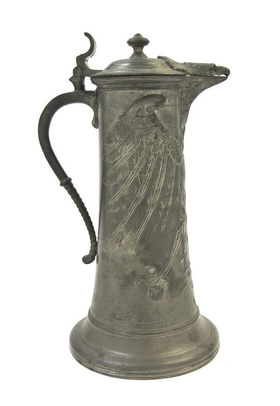 * A German Jugendstil Pewter