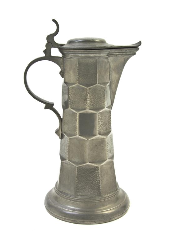 * A German Jugendstil Pewter
