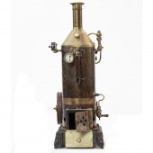 A GERMAN MINIATURE VERTICAL ST