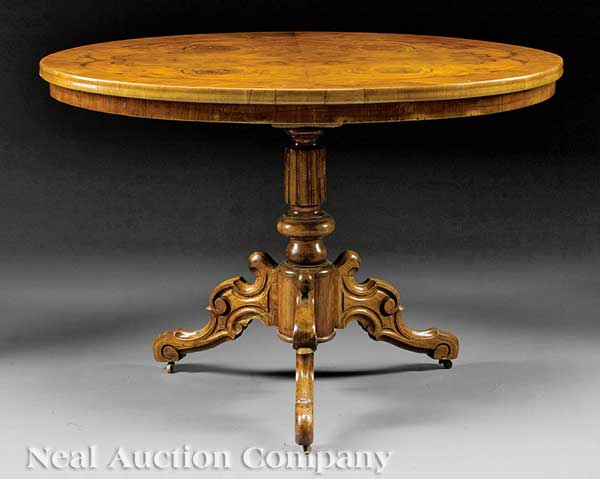 A German or Austrian Figured Walnut