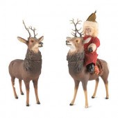 A German Papier-Mâché Santa Cl