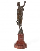 A GERMAN PATINATED BRONZE MODE