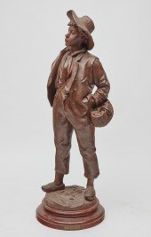 A GERMAN PATINATED SPELTER MOD