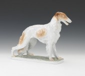 A German Porcelain Borzoi Dog