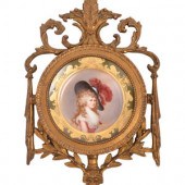 A German Porcelain Cabinet Pla