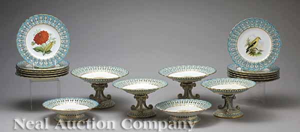 A German Porcelain Dessert
