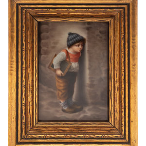 A German Porcelain Plaque 19th