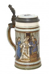 *A German Pottery Stein Viller