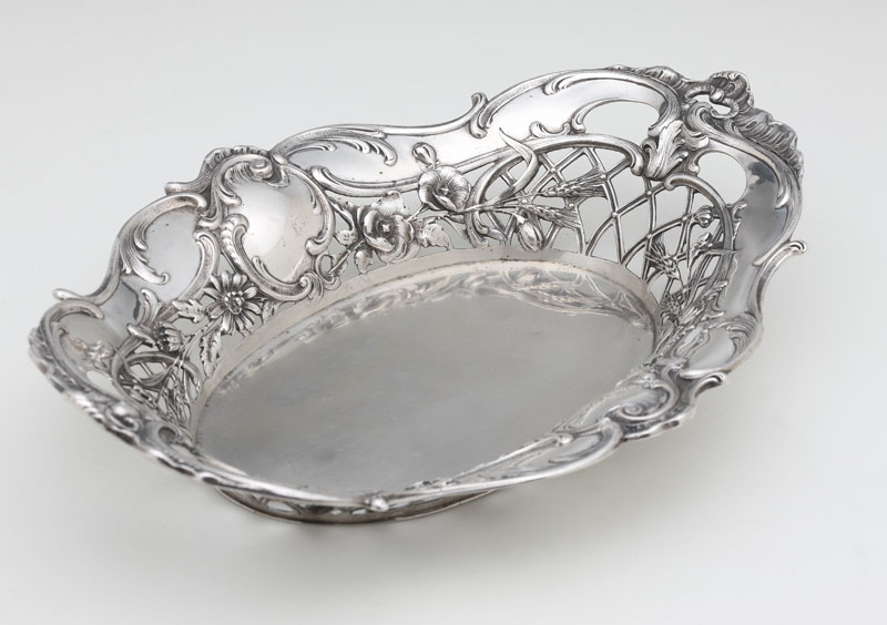 A German Rococo style silver