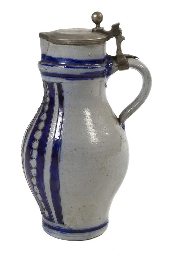A German Salt Glaze Pitcher