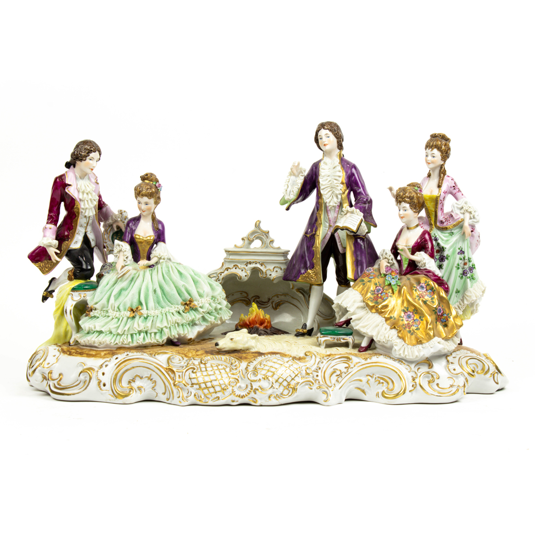 A GERMAN SHEIBE-ALSBACH PORCELAIN
