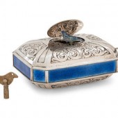 A German Silver and Enamel Sin