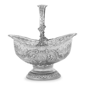 A German Silver Basket Early 20th