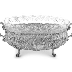 A German Silver Centerpiece Basket