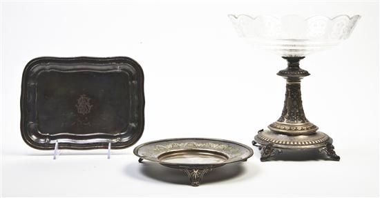 *A German Silver Compote having a