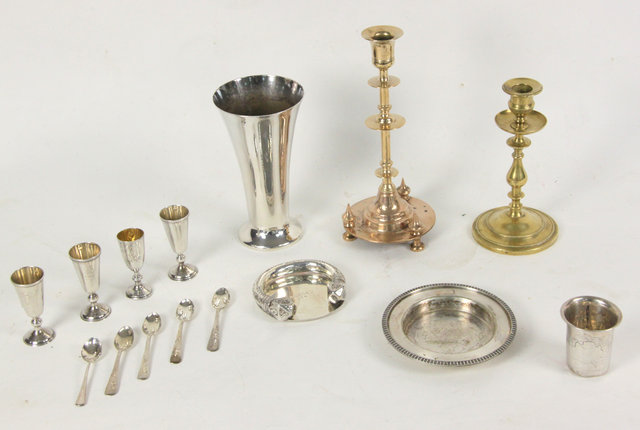 A German silver cup engraved a