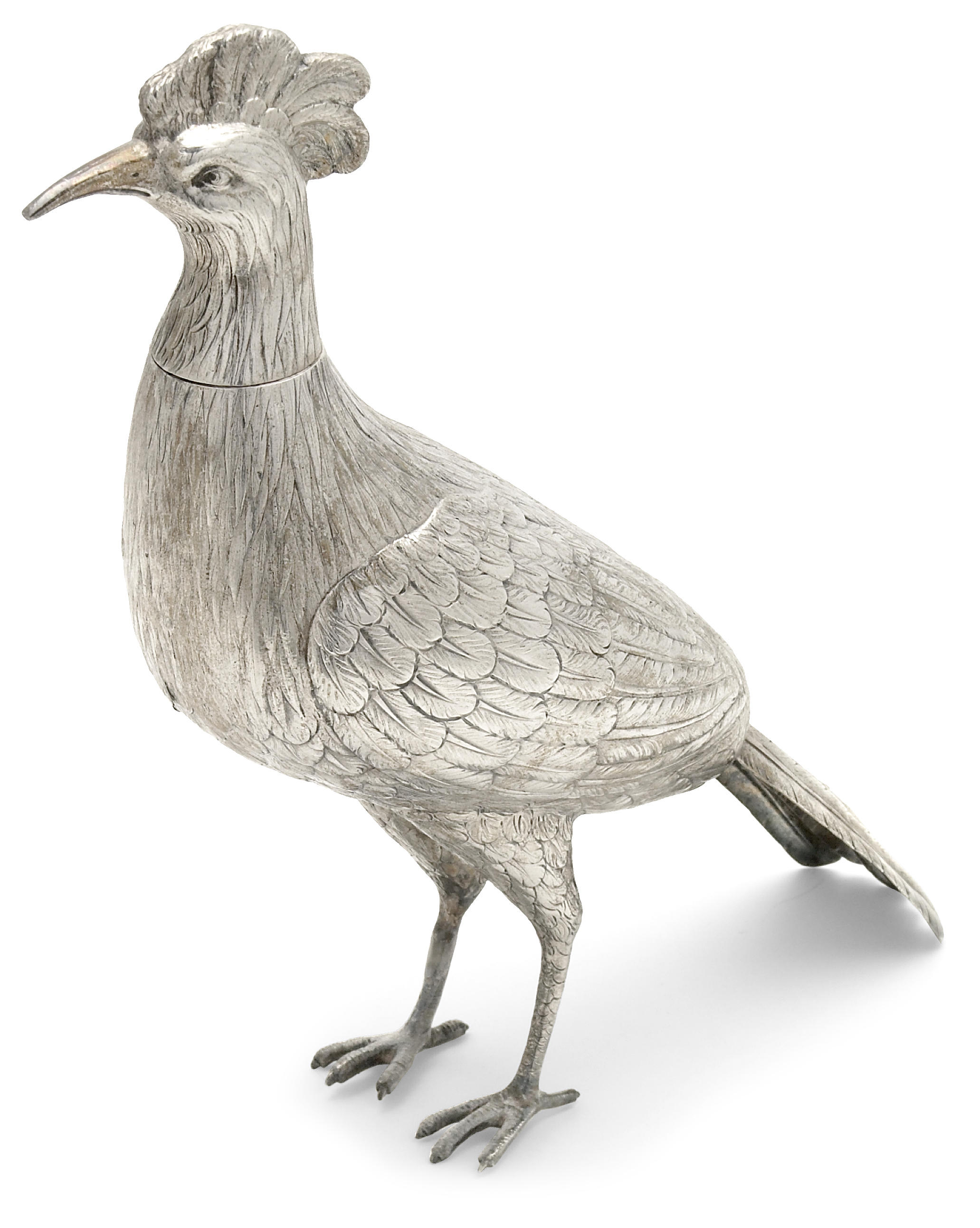 A German silver figural vessel as a