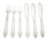 A German Silver Fish Service f