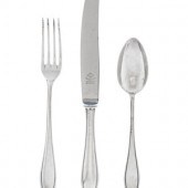 A German Silver Flatware Servi