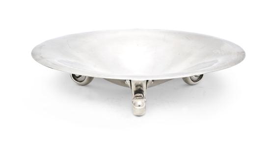 A German Silver Footed Bowl Erik