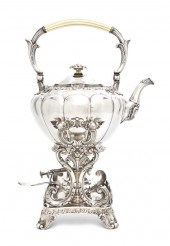 A German Silver Kettle on Stan