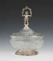 A German Silver Mounted Etched