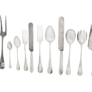 A German Silver-Plate Flatware