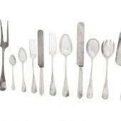 A German Silver-Plate Flatware