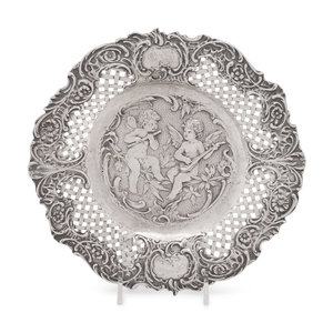 A German Silver Tray Early 20th
