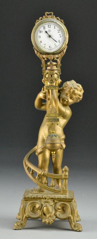 A German Spelter Figural Swag