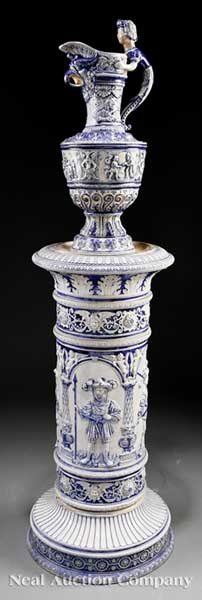 A German Stoneware Ewer and