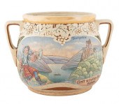 A GERMAN STONEWARE PUNCH BOWL,