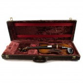 A GERMAN VIOLIN BEARING THE LA