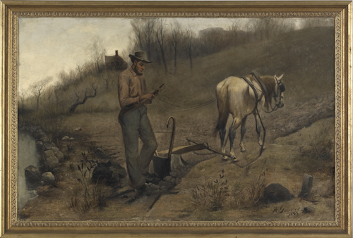 A. Gerome (American 19th c.) oil on