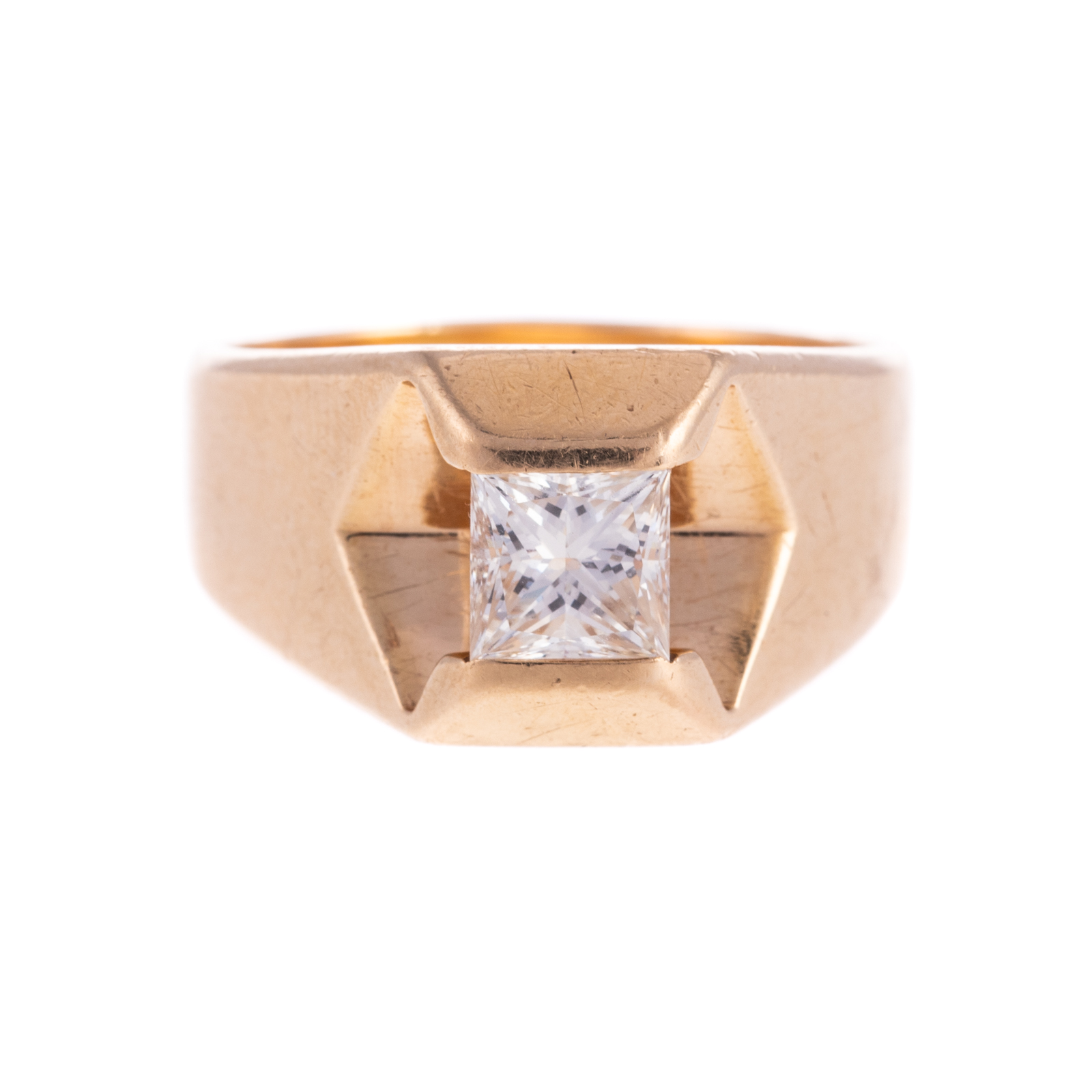 A GIA 1.08 CT PRINCESS CUT