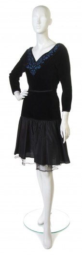 A Gianni Versace Black Velvet