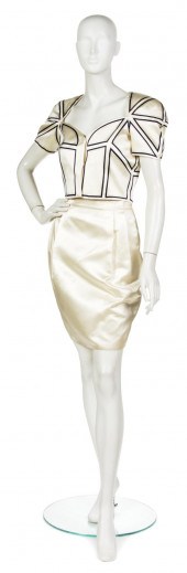 A Gianni Versace Couture Geome