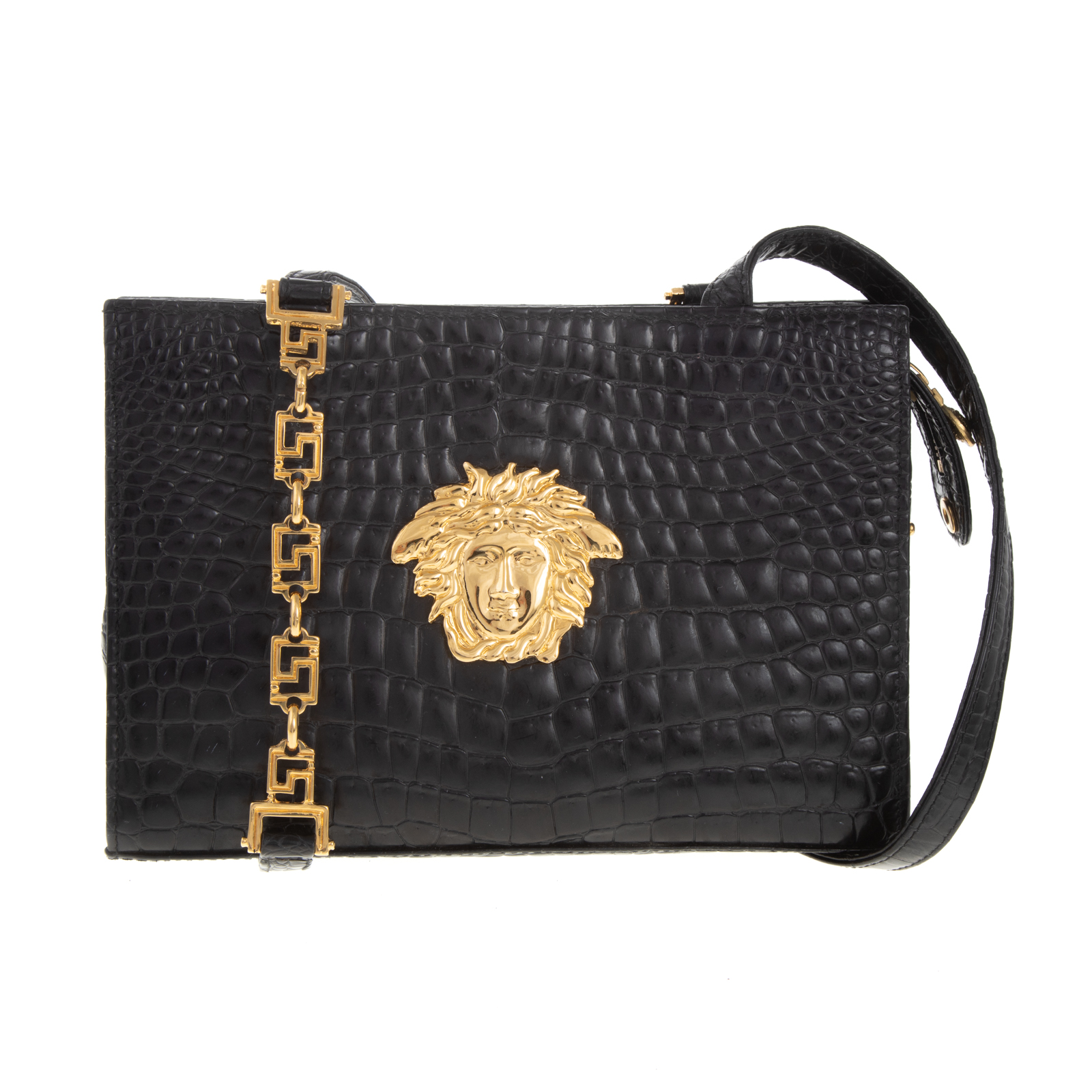 A GIANNI VERSACE COUTURE LEATHER