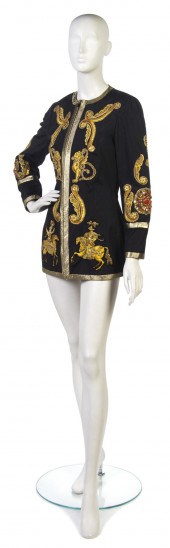 A Gianni Versace Rare Black Mo