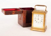 A gilt brass half-hour strike