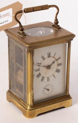 A gilt brass half-hour strike