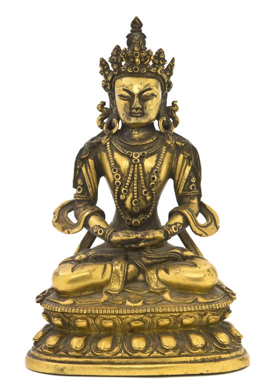 A Gilt Bronze Figure of a