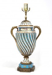 A GILT BRONZE MOUNTED SEVRES S