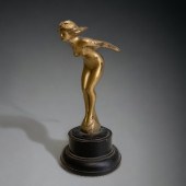A GILT BRONZE 'SPIRIT OF ECSTA