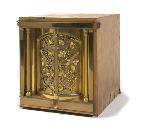 A Gilt Bronze Tabernacle having